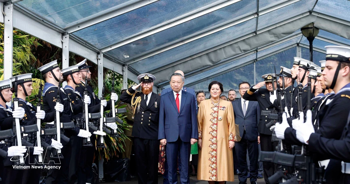 New Zealand holds welcome ceremony for Vietnamese Party leader