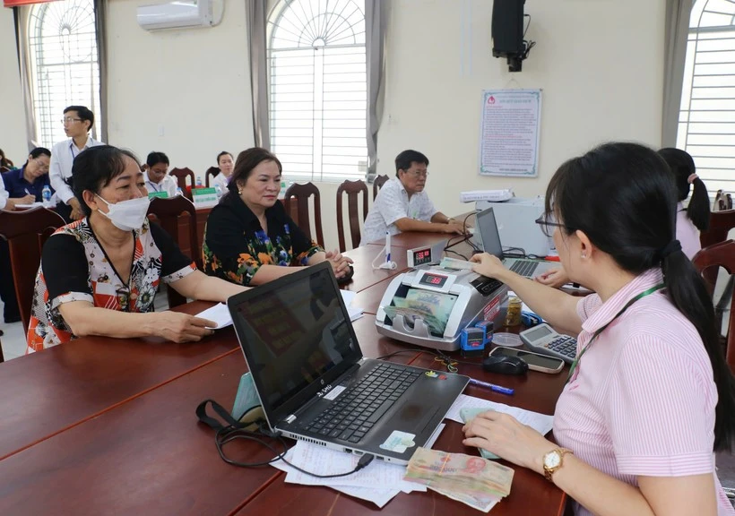The Government's social policy credit, implemented by the VBSP, helps people engage in effective production and business activities. (Photo: VietnamPlus)