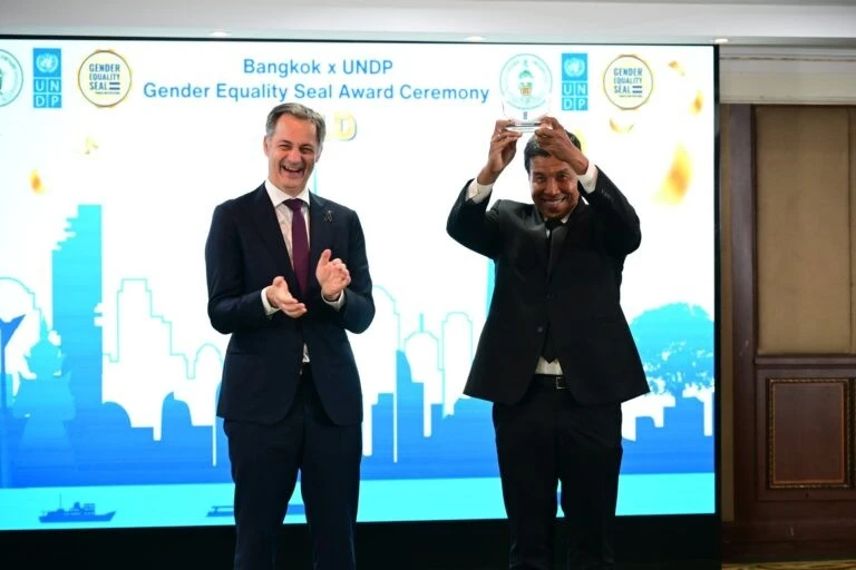 Bangkok achieves landmark gender equality milestone with UNDP award