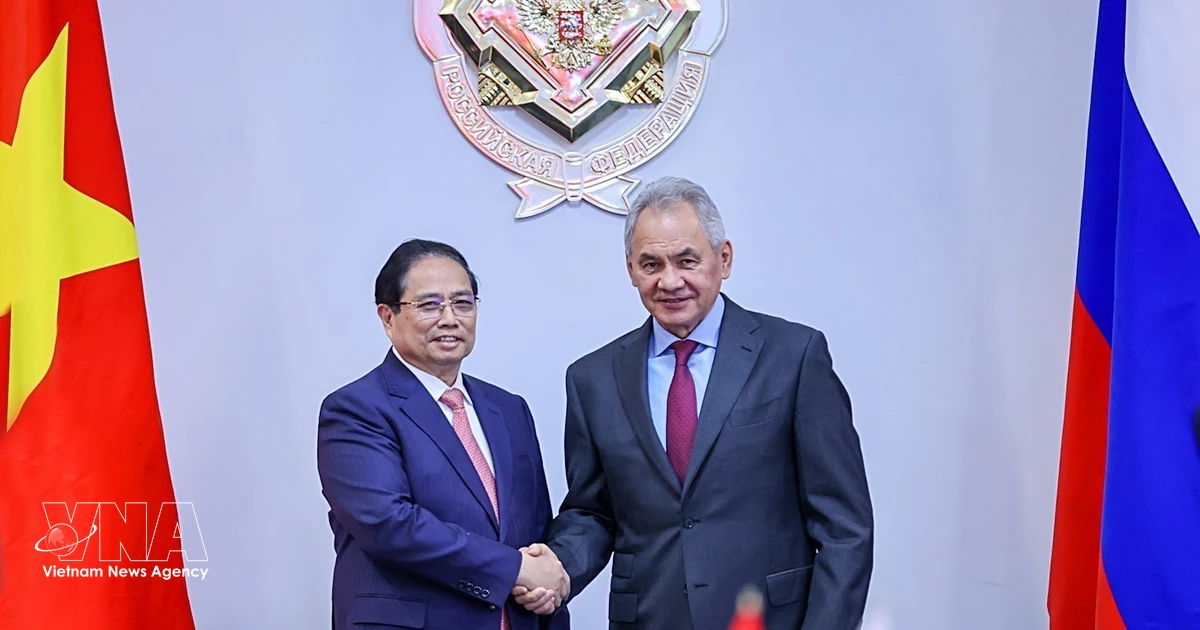 Vietnamese Government leader meets with Secretary of Russian Security Council in Moscow