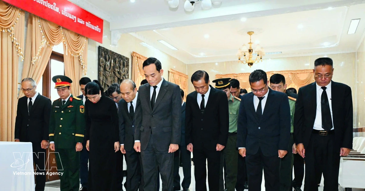 Ho Chi Minh City leaders pay tribute to late Lao National Assembly President