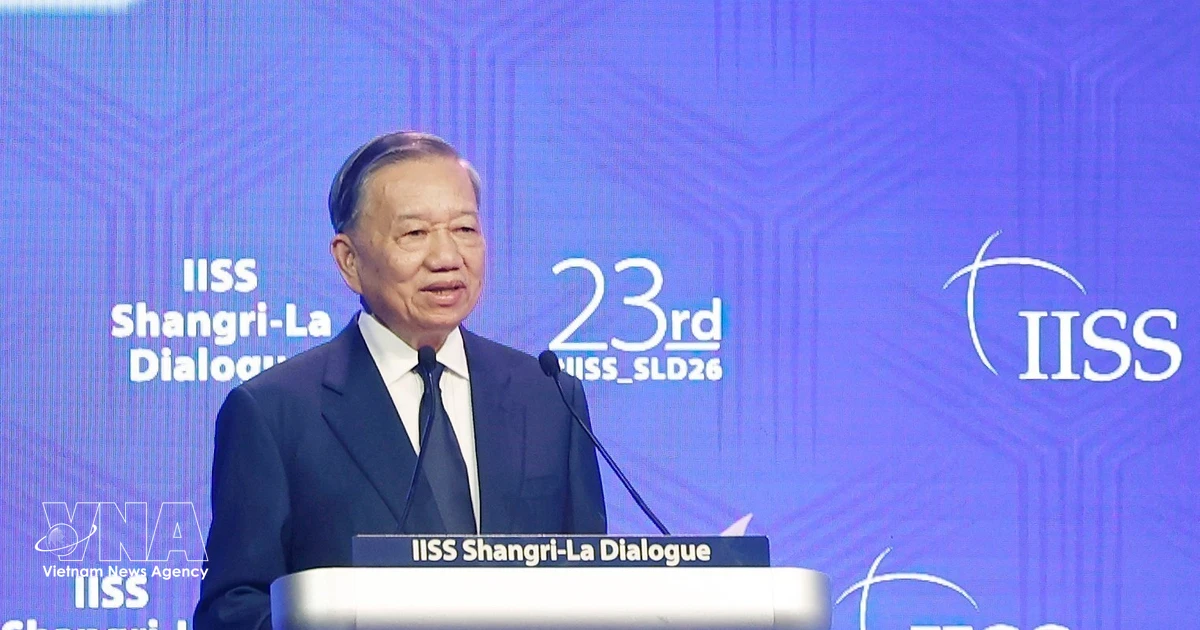Top Vietnamese leader's keynote address at 23rd Shangri-La Dialogue