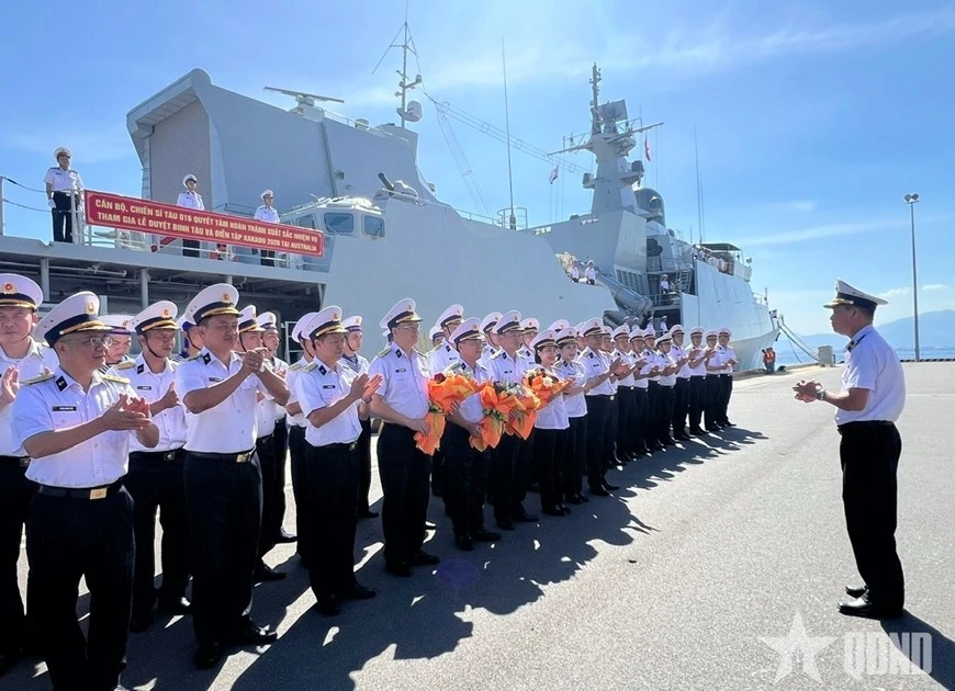 Naval Ship 016 – Quang Trung departs for Australia for Kakadu 2026