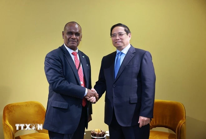 Vietnam, Solomon Islands pledge stronger ties on UNOC 3 sidelines