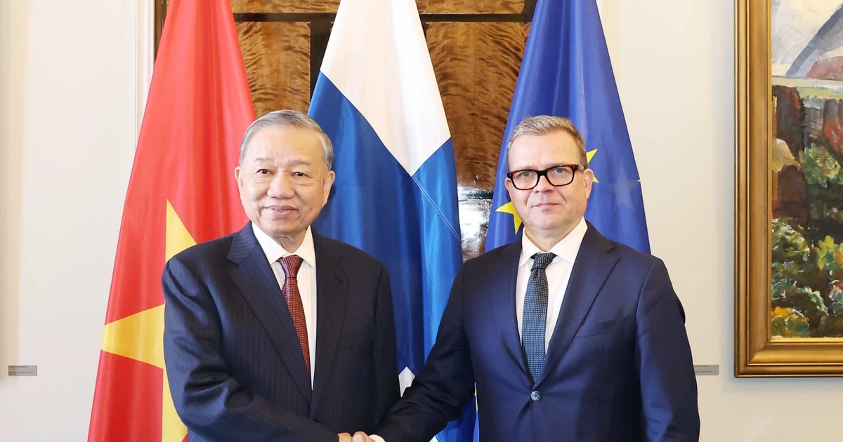 Vietnam always treasures traditional friendship with Finland: Party chief