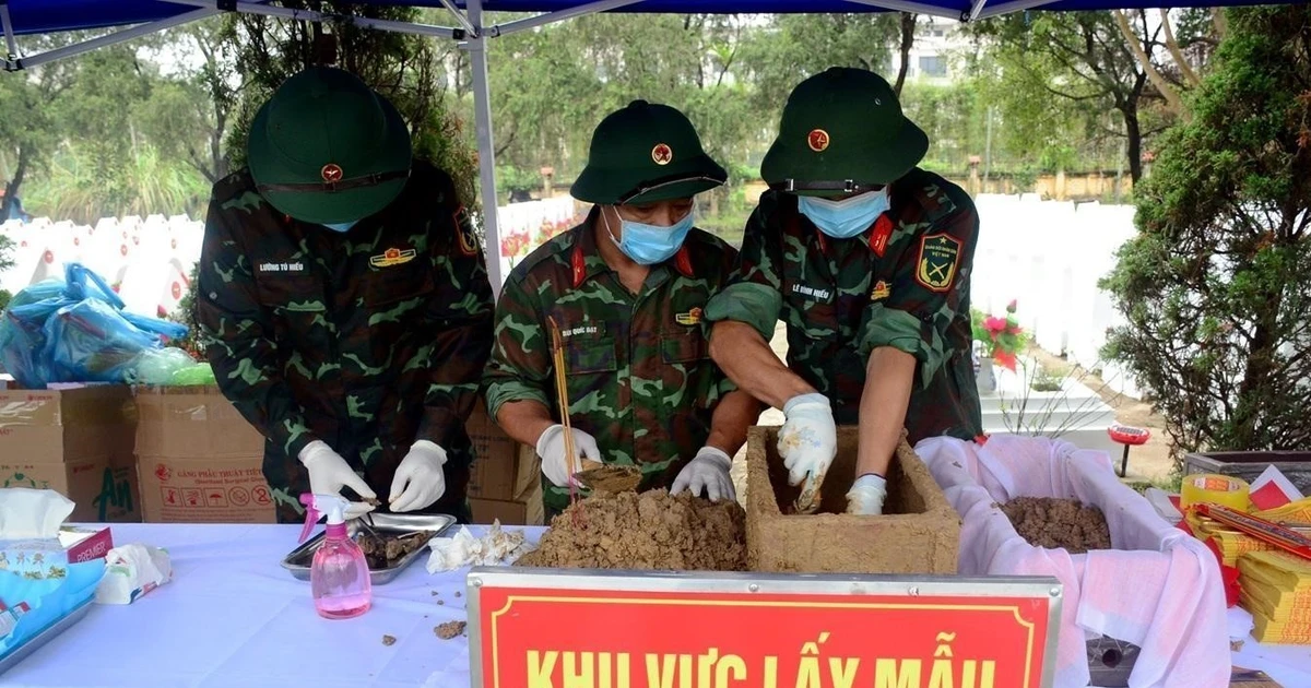 DNA testing begins for over 1,000 unidentified war martyrs at Thanh Hoa's Ham Rong cemetery