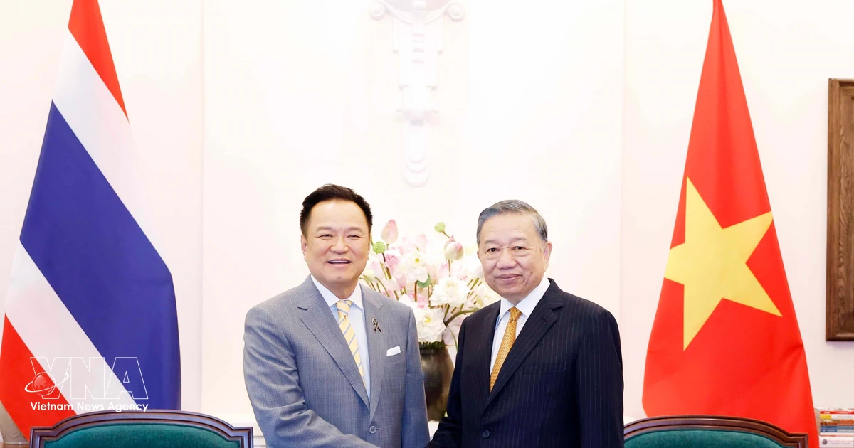 Top Vietnamese leader calls for more effective Comprehensive Strategic Partnership with Thailand