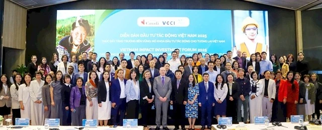 Participants in the Viet Nam Impact Investment Forum 2025, held in Ha Noi on December 10. (Photo: diendandoanhnghiep.vn)