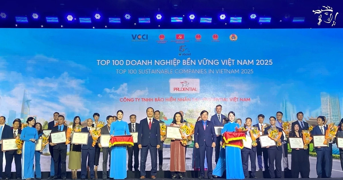 Prudential recognised among Top 100 Sustainable Companies in Vietnam for the 9th consecutive year
