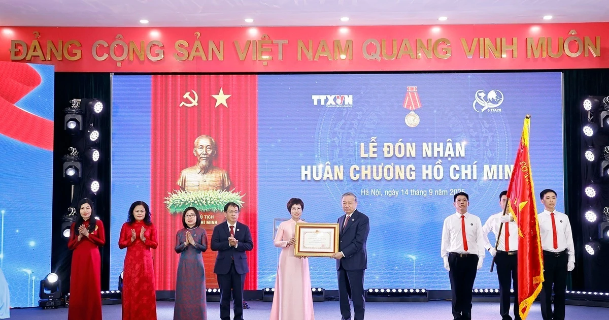 Vietnam News Agency honoured with third Ho Chi Minh Order