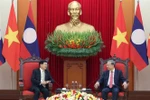 Party General Secretary hosts top Lao leader