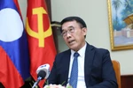 Bounleua Phandanouvong, head of the External Relations Commission of the Lao People's Revolutionary Party (LPRP) Central Committee, in an interview granted to the Vietnam News Agency (Photo: VNA)