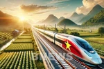 VinSpeed and Thaco have been urged to complete documents seeking approval for the proposals to invest in the North-South high-speed railway. (Photo: VNA)