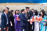PM Pham Minh Chinh arrives in Nice city on June 7. (Photo: VNA)