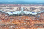 Long Thanh Intenrational Airport is envisoned to become a major regional aviation hub. (Photo: VNA)