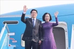 State President Luong Cuong and his spouse depart Hanoi for the High-Level General Debate of the 80th session of the United Nations General Assembly (UNGA 80), and bilateral activities in the US. Photo: VNA