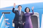 State President Luong Cuong and his spouse depart Hanoi for the High-Level General Debate of the 80th session of the United Nations General Assembly (UNGA 80), and bilateral activities in the US. Photo: VNA