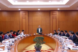 Leader requests thorough preparations to ensure success of Party Congress