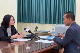 The Foreign Ministry's booth draws visitors (Photo: VNA)