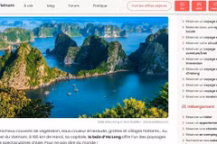 Routard.com describes Ha Long Bay as “one of the most beautiful wonders in the world” that everyone should visit at least once in their lifetime. (Photo published by VNA)