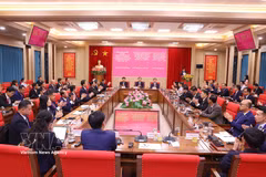An overview of the meeting in Hanoi on August 22 (Photo: VNA)