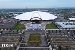 The national achievement exhibition, held at the Vietnam Exposition Centre in Hanoi, lasts until September 15. (Photo: VNA)