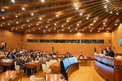 A view of the 225th session of UNESCO’s Executive Board held in Paris, France (Photo published by VNA)