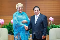 Prime Minister Pham Minh Chinh and United Nations (UN) Deputy Secretary-General Amina Mohammed. (Photo: VNA)