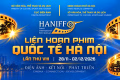 Official poster of the 8th Hanoi International Film Festival (Photo: haniff.vn)