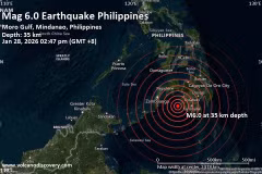 6.0-magnitude earthquake shakes Philippines