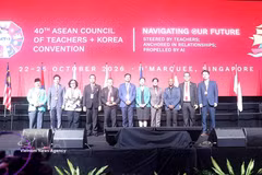 Delegates at the 40th ASEAN Council of Teachers + Korea Convention (Photo: VNA)