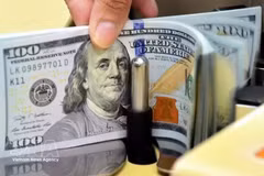 The daily reference exchange rate is set at 25,590 VND/USD on August 20. (Photo: VNA)