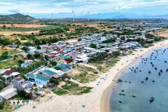 An area planned for the construction of the Ninh Thuan 1 Nuclear Power Plant. (Photo: VNA)