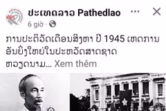 A post from the official Facebook page of the Pathet Lao newspaper. (Photo: Screenshot)