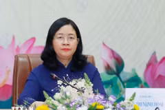 President of the Vietnam Fatherland Front Central Committee Bui Thi Minh Hoai. (Photo: VNA)