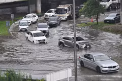 Flooding after prolonged heavy rain in Bangkok, Thailand, on September 26, 2026 (Photo: XINHUA/VNA)
