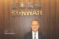 Dr Jonathan Choi, Chairman of Hong Kong’s Sunwah Group, Chairman of the Chinese General Chamber of Commerce in Hong Kong and Chairman of Vietnam’s VinaCapital Group (Photo: VNA)
