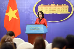 Spokeswoman of the Ministry of Foreign Affairs Pham Thu Hang (Photo: VNA)