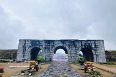 A corner of Ho Dynasty Citadel World Heritage Site (Photo: VNA)