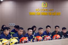 The Ministry of Public Security has deployed a 26-member emergency response team to Myanmar to assist the country in search and rescue efforts (Photo: VNA)