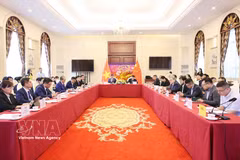 An overview of the Vietnam-China Green Industry Cooperation and Exchange Programme held in Beijing.(Photo: VNA)