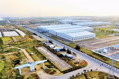 DEEP C Hai Phong Industrial Zone is envisioned as a model of an eco-industrial park and sustainable development in Vietnam. (Photo published by VNA)