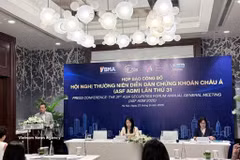 The September 23 press briefing to introduce the 31st Asia Securities Forum Annual General Meeting (ASF AGM 31) (Photo: VNA)