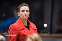 Prime Minister of Denmark Mette Frederiksen (Photo: VNA)