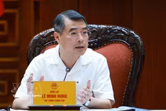 Prime Minister Le Minh Hung speaks at the meeting on the development of strategic technologies and technological products on July 3, 2026. (Photo: VNA)
