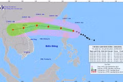 Forecast of the movement direction of super Typhoon Ragasa. (Photo: nchmf.gov.vn)
