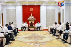 An overview of the reception (Photo: Quang Ninh Newspaper)