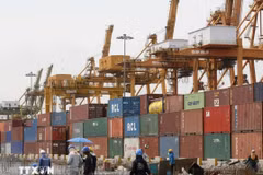Containers at a port in Bangkok, Thailand (Illustative photo: AFP/VNA)