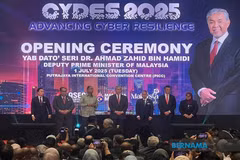 At the opneing ceremony of the CYDES 2025 (Photo: Bernama)