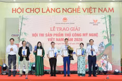 First winners of the 2026 Vietnam handicrafts competition (Photo: VNA)